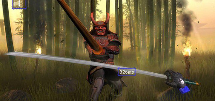 Wii swordfighting game