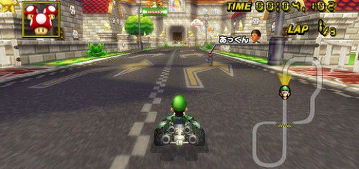 Screenshot of Mario Kart