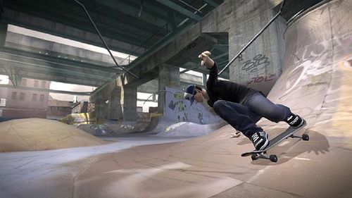 Tony Hawk skateboard screenshot