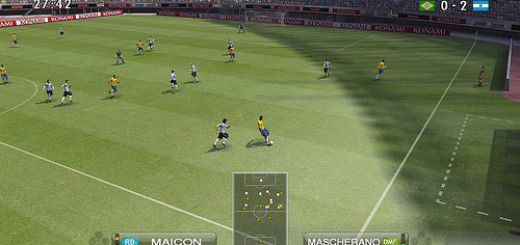 Screenshot of Pro Evolution Soccer 2009