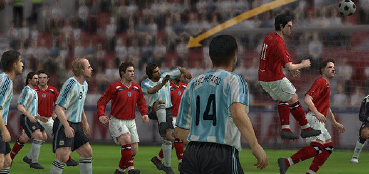 Screenshot of Pro Evolution Soccer 2009