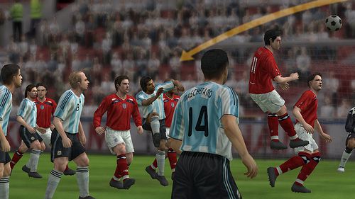 Screenshot of Pro Evolution Soccer 2009