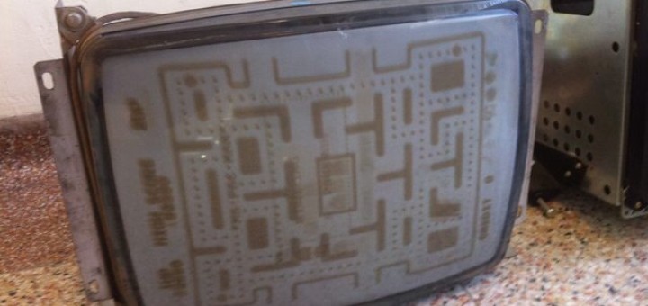 Pac Man screen burn